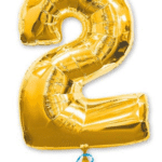 цифра 2 золото